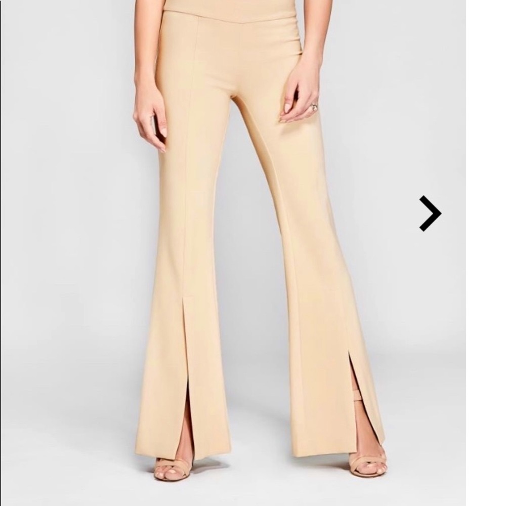 NWT Marciano Alize Pants front opening at bottom